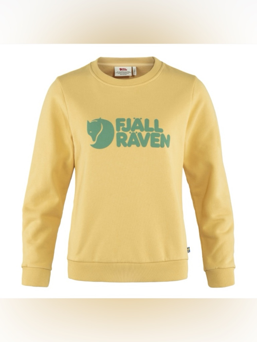 Fjällräven Logo Sweater W - Soft Yellow